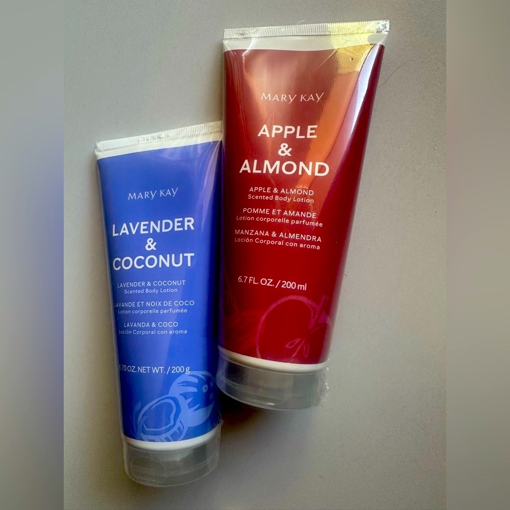 Lavender & Coconut Lotion + Mary Kay Apple & Almond Lotion